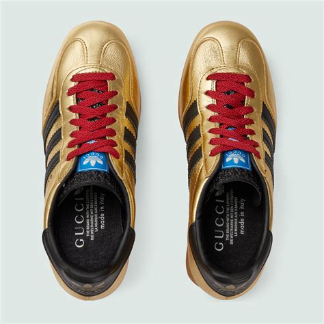 golden gucci shoes|gucci gold sneakers.